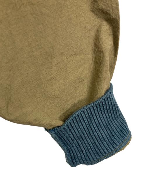 CristaSeya（クリスタセヤ）Cristaseya (クリスタセヤ) COTTON SWEATER WITH LEATHER PATCH グレー サイズ:Sの古着・服飾アイテム