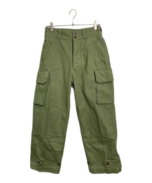 ets luceber（ルースバー）ets luceber (ルースバー) M47 CARGO PANTS カーゴパンツ　日本製 カーキ サイズ:Sの古着・服飾アイテム