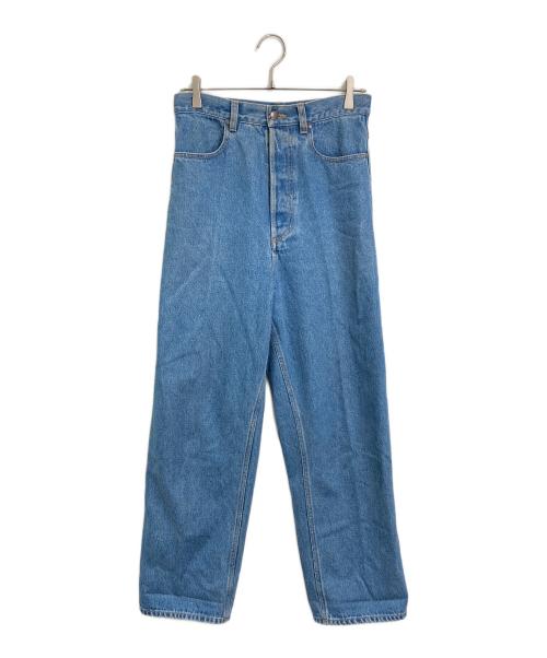 CristaSeya（クリスタセヤ）Cristaseya (クリスタセヤ) BLEACHED DENIM HIGH-WAISTED JEANS インディゴ サイズ:Sの古着・服飾アイテム