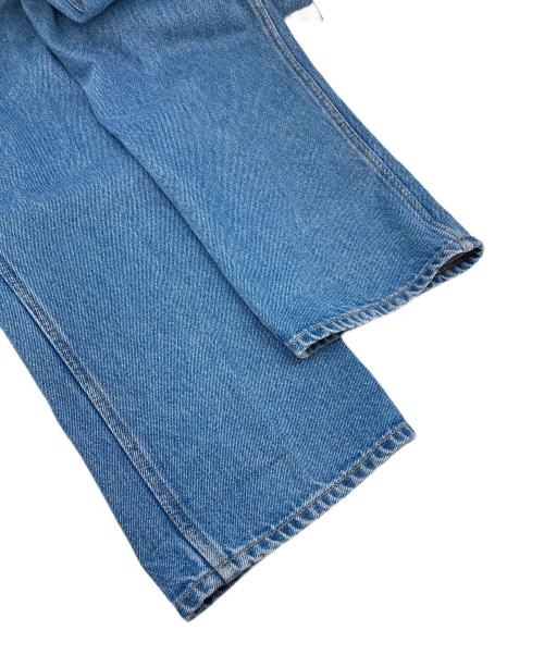 CristaSeya（クリスタセヤ）Cristaseya (クリスタセヤ) BLEACHED DENIM HIGH-WAISTED JEANS インディゴ サイズ:Sの古着・服飾アイテム