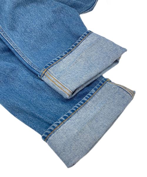 CristaSeya（クリスタセヤ）Cristaseya (クリスタセヤ) BLEACHED DENIM HIGH-WAISTED JEANS インディゴ サイズ:Sの古着・服飾アイテム