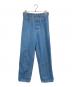 Cristaseya（クリスタセヤ）の古着「BLEACHED DENIM HIGH-WAISTED JEANS」｜インディゴ