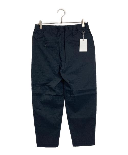 WHITE MOUNTAINEERING（ホワイトマウンテ二アニング）WHITE MOUNTAINEERING (ホワイトマウンテ二アニング) SEERSUCKER WIDE TAPERED PANTS 2023SS 日本 ブラック サイズ:1 未使用品の古着・服飾アイテム