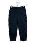 WHITE MOUNTAINEERING（ホワイトマウンテ二アニング）の古着「SEERSUCKER WIDE TAPERED PANTS 2023SS 日本」｜ブラック