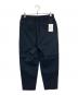 WHITE MOUNTAINEERING (ホワイトマウンテ二アニング) SEERSUCKER WIDE TAPERED PANTS 2023SS 日本 ブラック サイズ:1 未使用品：13000円