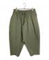 WHITE MOUNTAINEERING（ホワイトマウンテ二アニング）の古着「8/10 LENGTH TAPERED SAROUEL PANTS」｜カーキ