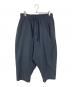 WHITE MOUNTAINEERING（ホワイトマウンテ二アニング）の古着「8/10 LENGTH TAPERED SAROUEL PANTS」｜ブラック