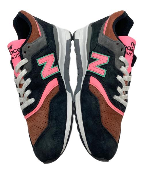 NEW BALANCE（ニューバランス）NEW BALANCE (ニューバランス) ローカットスニーカー　USA製 ブラック サイズ:US9.5  Dの古着・服飾アイテム