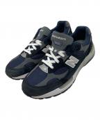 NEW BALANCEニューバランス）の古着「ローカットスニーカー」｜ネイビー