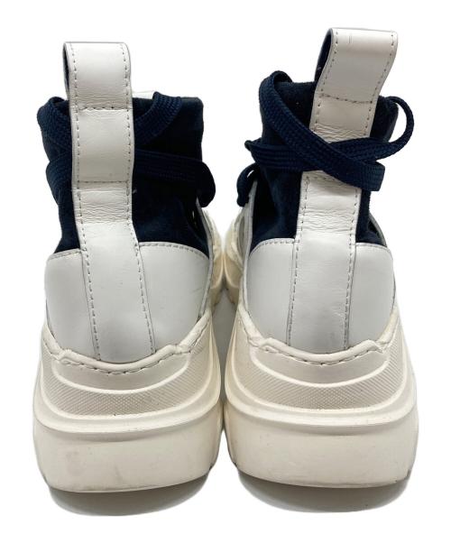 Agnona（アニオナ）Agnona (アニオナ) ハイカットスエードスニーカー ホワイト サイズ:35の古着・服飾アイテム
