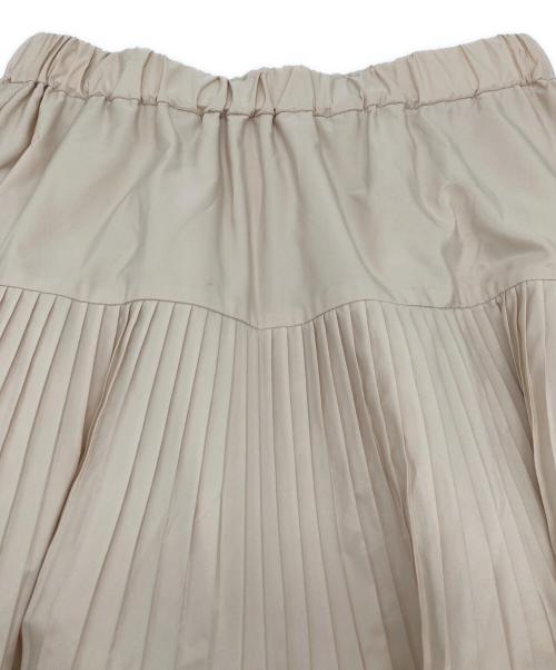 BEARDSLEY（ビアズリー）BEARDSLEY (ビアズリー) プリーツティアードスカート　ロングスカート ベージュ サイズ:2 未使用品の古着・服飾アイテム