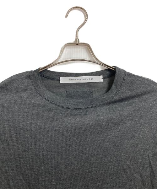 COGTHEBIGSMOKE（コグザビッグスモーク）COGTHEBIGSMOKE (コグザビッグスモーク) DELTA(デルタ) T-SHIRT  グレー サイズ:実寸参照の古着・服飾アイテム