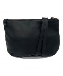 CLASKA（クラスカ）の古着「Pochette Hippo noir　ショルダーバッグ　レザーバッグ」｜ブラック