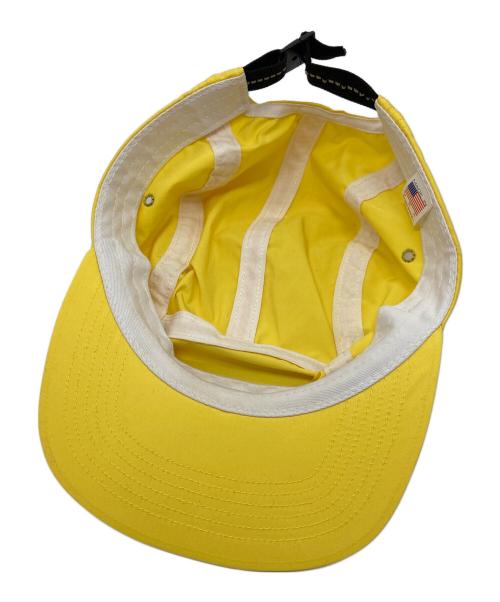 SUPREME（シュプリーム）Supreme (シュプリーム) Holographic Logo Camp Cap  ホログラフィックロゴキャンプキャップ  帽子　USA製 イエロー サイズ:実寸参照の古着・服飾アイテム