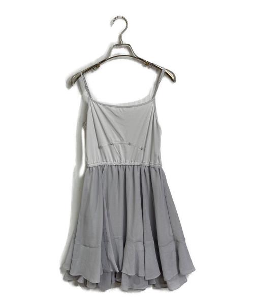 COCODEAL（ココディール）COCODEAL (ココディール) カスケードボウタイフリルミニワンピース スカイブルー サイズ:2の古着・服飾アイテム