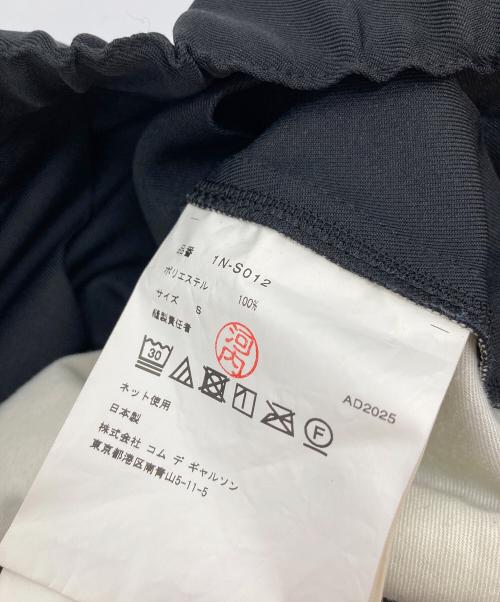 BLACK COMME des GARCONS（ブラックコムデギャルソン）BLACK COMME des GARCONS (ブラックコムデギャルソン) 25SS サイドファスナープリーツスカート　日本 ブラック サイズ:Sの古着・服飾アイテム