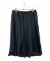 BLACK COMME des GARCONS（ブラックコムデギャルソン）の古着「25SS サイドファスナープリーツスカート　日本」｜ブラック