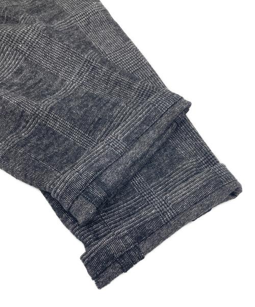 BLACK LABEL CRESTBRIDGE（ブラックレーベル クレストブリッジ）BLACK LABEL CRESTBRIDGE (ブラックレーベル クレストブリッジ) ウールグレンチェックテーラードジャケットスーツ　パンツスーツ　セットアップスーツ グレー サイズ:Mの古着・服飾アイテム