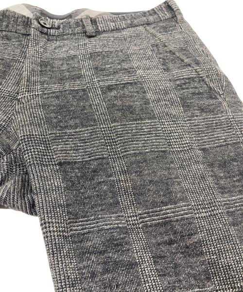 BLACK LABEL CRESTBRIDGE（ブラックレーベル クレストブリッジ）BLACK LABEL CRESTBRIDGE (ブラックレーベル クレストブリッジ) ウールグレンチェックテーラードジャケットスーツ　パンツスーツ　セットアップスーツ グレー サイズ:Mの古着・服飾アイテム