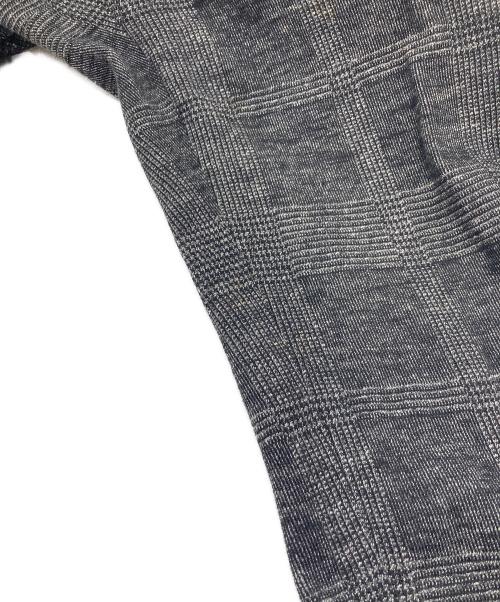 BLACK LABEL CRESTBRIDGE（ブラックレーベル クレストブリッジ）BLACK LABEL CRESTBRIDGE (ブラックレーベル クレストブリッジ) ウールグレンチェックテーラードジャケットスーツ　パンツスーツ　セットアップスーツ グレー サイズ:Mの古着・服飾アイテム