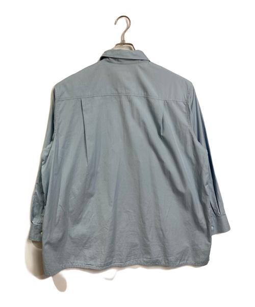 DIESEL（ディーゼル）DIESEL (ディーゼル) C-Bruce-B ロゴシャツ　長袖シャツ　オーバーサイズ スカイブルー サイズ:XS（実寸参照）の古着・服飾アイテム