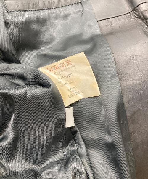 INTERMEZZO（インターメッツォ）INTERMEZZO (インターメッツォ) 【古着】レザーフライトジャケット ブラック サイズ:Lの古着・服飾アイテム