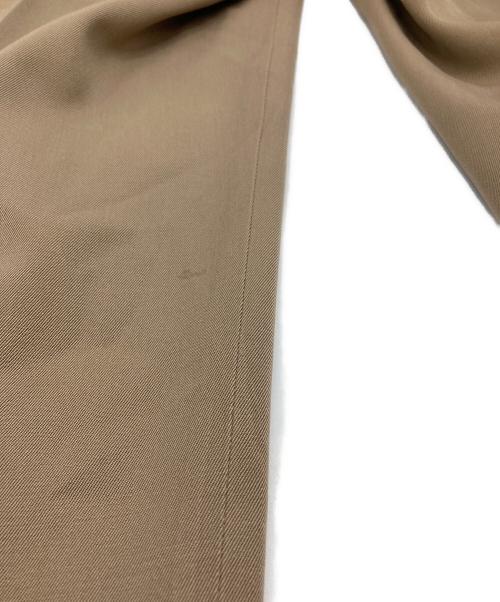 AURALEE（オーラリー）AURALEE (オーラリー) TROPICAL WOOL SLACKS ブラウン サイズ:3の古着・服飾アイテム