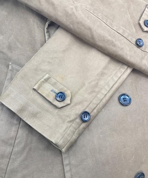 COMME des GARCONS HOMME（コムデギャルソン オム）COMME des GARCONS HOMME (コムデギャルソン オム) モールスキンダブルコート　ロングコート　アウター　日本製 ブラウン サイズ:Sの古着・服飾アイテム