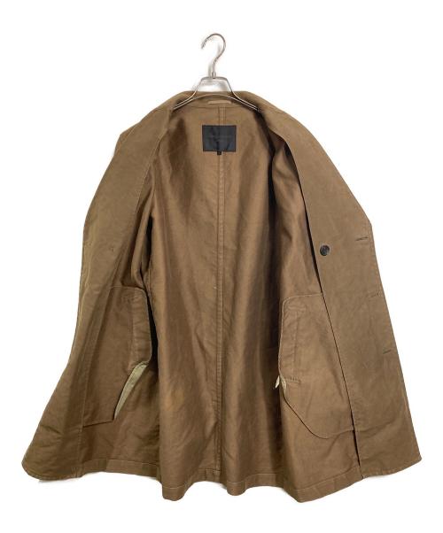 COMME des GARCONS HOMME（コムデギャルソン オム）COMME des GARCONS HOMME (コムデギャルソン オム) モールスキンダブルコート　ロングコート　アウター　日本製 ブラウン サイズ:Sの古着・服飾アイテム