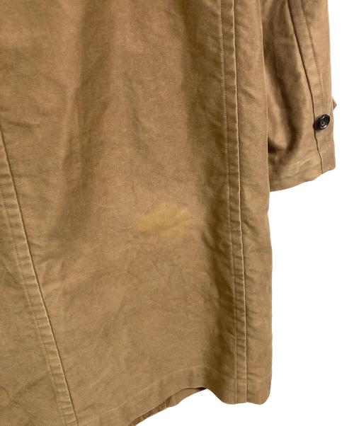 COMME des GARCONS HOMME（コムデギャルソン オム）COMME des GARCONS HOMME (コムデギャルソン オム) モールスキンダブルコート　ロングコート　アウター　日本製 ブラウン サイズ:Sの古着・服飾アイテム
