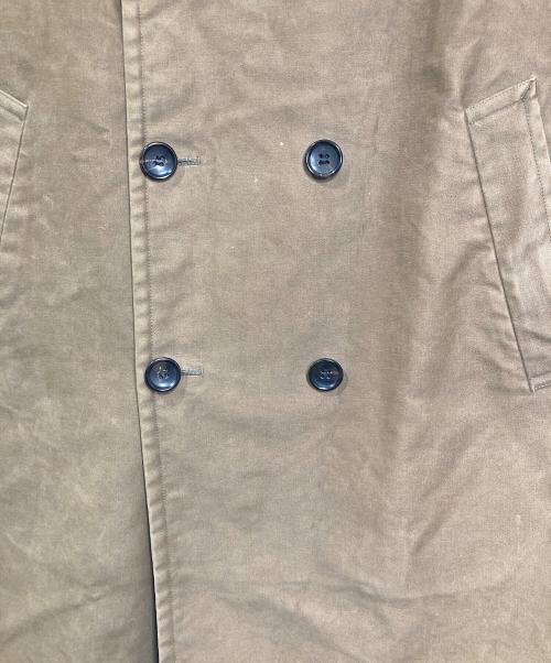 COMME des GARCONS HOMME（コムデギャルソン オム）COMME des GARCONS HOMME (コムデギャルソン オム) モールスキンダブルコート　ロングコート　アウター　日本製 ブラウン サイズ:Sの古着・服飾アイテム