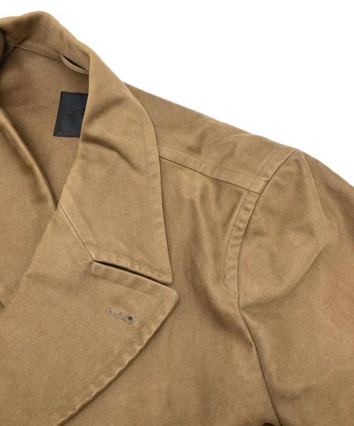 COMME des GARCONS HOMME（コムデギャルソン オム）COMME des GARCONS HOMME (コムデギャルソン オム) モールスキンダブルコート　ロングコート　アウター　日本製 ブラウン サイズ:Sの古着・服飾アイテム