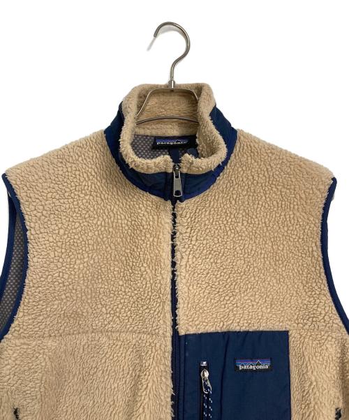 Patagonia（パタゴニア）Patagonia (パタゴニア) 【古着】99年製 USA製 RETRO X VEST ベージュ サイズ:Lの古着・服飾アイテム