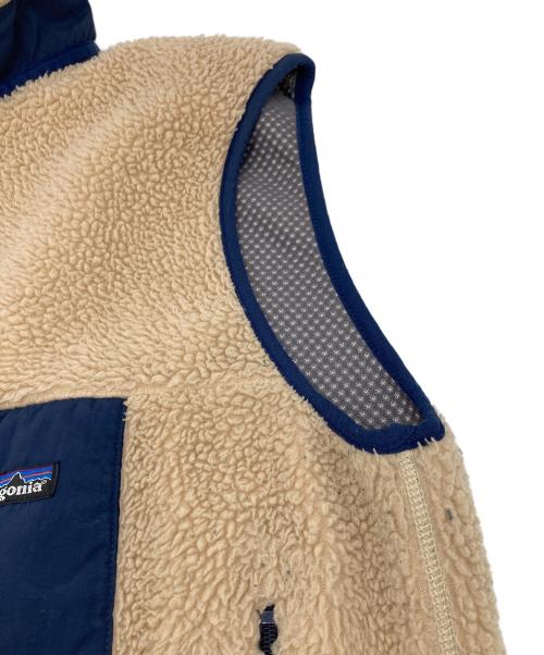 Patagonia（パタゴニア）Patagonia (パタゴニア) 【古着】99年製 USA製 RETRO X VEST ベージュ サイズ:Lの古着・服飾アイテム