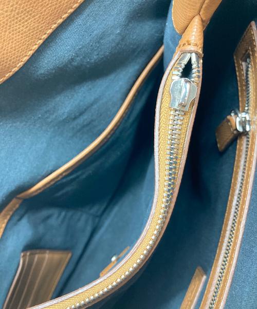 FURLA（フルラ）FURLA (フルラ) トートバッグ　鞄　イタリア製　通勤 通学 仕事 タウンユース ブラウン サイズ:実寸参照の古着・服飾アイテム