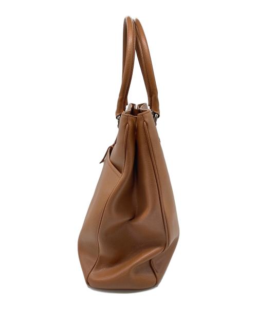FURLA（フルラ）FURLA (フルラ) トートバッグ　鞄　イタリア製　通勤 通学 仕事 タウンユース ブラウン サイズ:実寸参照の古着・服飾アイテム