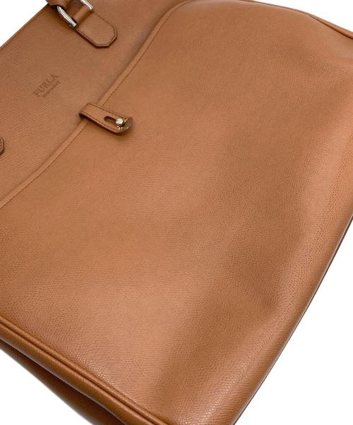 FURLA（フルラ）FURLA (フルラ) トートバッグ　鞄　イタリア製　通勤 通学 仕事 タウンユース ブラウン サイズ:実寸参照の古着・服飾アイテム