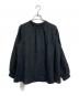 nest Robe（ネストローブ）の古着「リネンスタンドフリルブラウス」｜ブラック