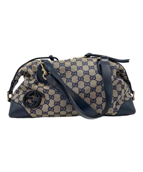 GUCCI（グッチ）GUCCI (グッチ) ブリックレーン GGキャンバス ハンドバッグ サイズ:実寸参照の古着・服飾アイテム