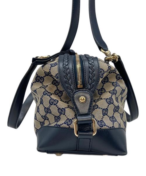 GUCCI（グッチ）GUCCI (グッチ) ブリックレーン GGキャンバス ハンドバッグ サイズ:実寸参照の古着・服飾アイテム
