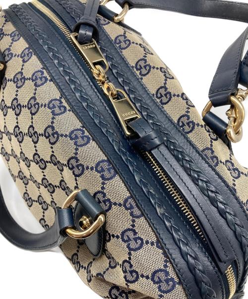 GUCCI（グッチ）GUCCI (グッチ) ブリックレーン GGキャンバス ハンドバッグ サイズ:実寸参照の古着・服飾アイテム