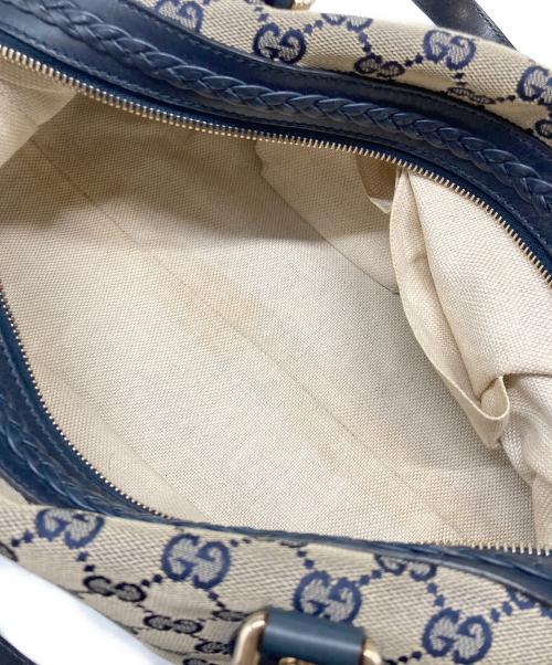 GUCCI（グッチ）GUCCI (グッチ) ブリックレーン GGキャンバス ハンドバッグ サイズ:実寸参照の古着・服飾アイテム