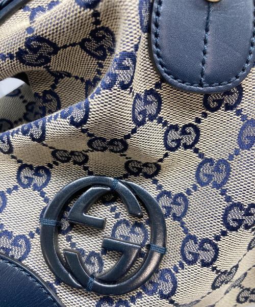 GUCCI（グッチ）GUCCI (グッチ) ブリックレーン GGキャンバス ハンドバッグ サイズ:実寸参照の古着・服飾アイテム