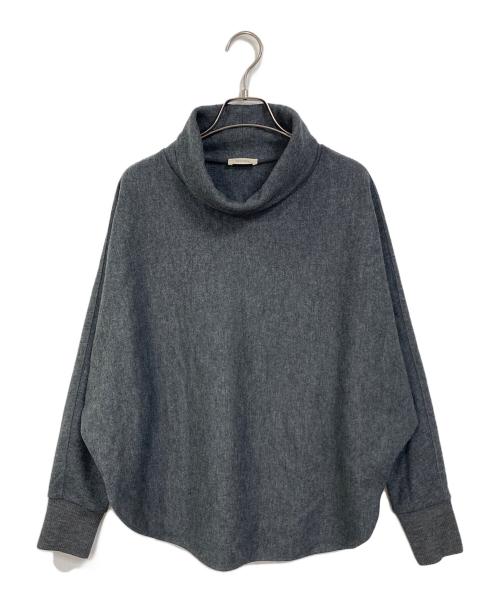 DES PRES（デ プレ）DES PRES (デ プレ) ニットコンビネーション ハイネックプルオーバー グレー サイズ:FREEの古着・服飾アイテム