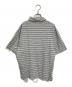 UNIVERSAL PRODUCTS. (ユニバーサルプロダクツ) MULTI BORDER S/S POLO ポロシャツ　ボーダーポロシャツ グレー サイズ:2：6000円