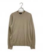 theoryセオリー）の古着「REGAL WOOLクルーネックニット」｜ベージュ