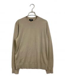 theory（セオリー）の古着「REGAL WOOLクルーネックニット」｜ベージュ