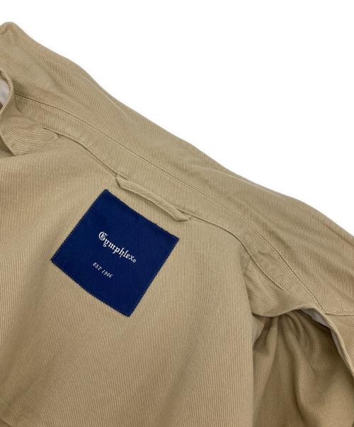 Gymphlex（ジムフレックス）Gymphlex (ジムフレックス) コットンチノ シングルブレストジャケット ベージュ サイズ:Mの古着・服飾アイテム
