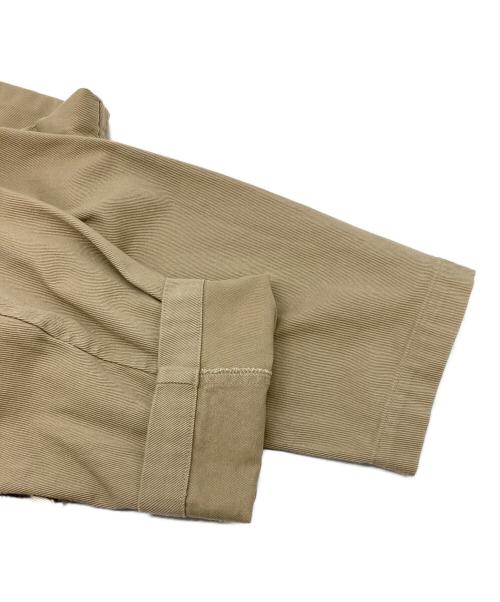Gymphlex（ジムフレックス）Gymphlex (ジムフレックス) コットンチノ シングルブレストジャケット ベージュ サイズ:Mの古着・服飾アイテム