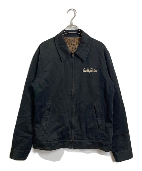 WACKO MARIA（ワコマリア）WACKO MARIA (ワコマリア) spit (スピット) 裏地レオパードジャケット ブラック サイズ:Lの古着・服飾アイテム